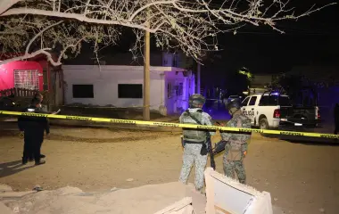 Autoridades acudieron al lugar en el que fue agredido Christian Francisco, de 34 años.