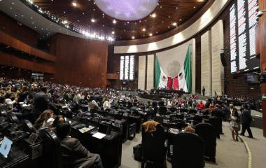 Sesión de la Cámara de Diputados donde se aprobó por mayoría la Ley General para el Fortalecimiento y Armonización Catastral.