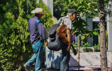 Los dos don José tendrían al menos unos ochenta años y más de 40 unidos por la música.