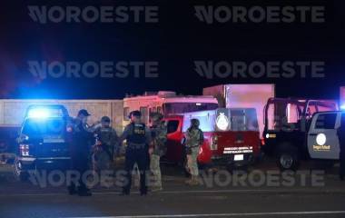 Un hombre fue atacado a balazos la noche de este viernes en una taquería de Villa Unión.