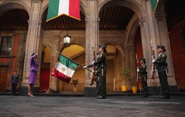 La Presidenta Claudia Sheinbaum Pardo reitera su compromiso de defender la soberanía, la dignidad y la independencia de México.