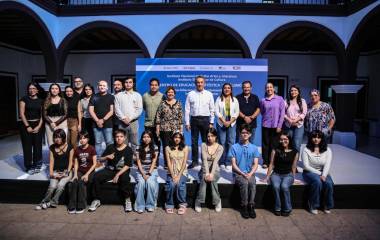 Autoridades dieron la bienvenida a los alumnos durante la inauguración del Bachillerato.