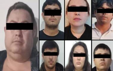 Las siete personas detenidas en Culiacán fueron puestas a disposición de las autoridades correspondientes.