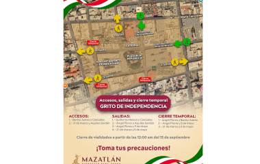 Autoridades recomendaron utilizar vías alternas, como Teniente Azueta, 5 de Mayo y Melchor Ocampo.