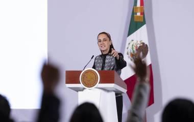 La Presidenta Claudia Sheinbaum Pardo pidió a la FGR aclarar si está investigando al empresario Amílcar Olán.