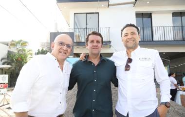 Roberto González, Fernando Sánchez y Gaddiel Hernández.