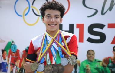 Máximo Caleb Estrada Urrea apunta a representar a México en unos Juegos Olímpicos.