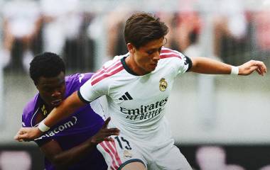 Real Madrid empata a dos con la Fiorentina.