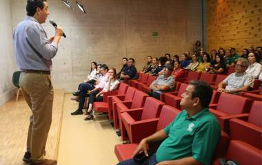 Conferencia Liderazgo y responsabilidad social: El parque como espacio de transformación en Culiacán, a cargo de Luis Romahn.
