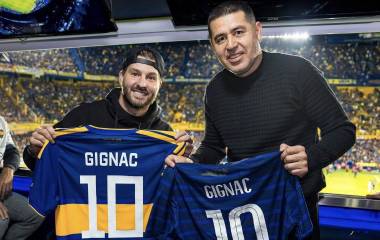 André-Pierre Gignac fue visto en partido de Boca Juniors.