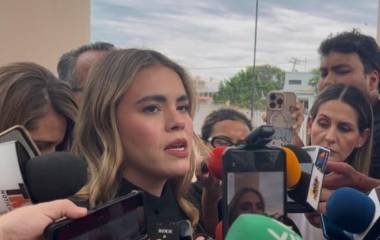 La Alcaldesa de Culiacán Ana Miriam Ramos Villarreal habla del refuerzo de la limpieza de drenes y canales.