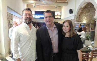 Daniel Blanco, Juan Pablo Yamuni y Susana González.