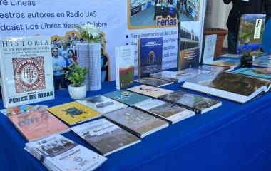La UAS estará presente en la Feria del Libro del Palacio de Minería con más de 160 títulos y un total de 540 ejemplares de su catálogo editorial.
