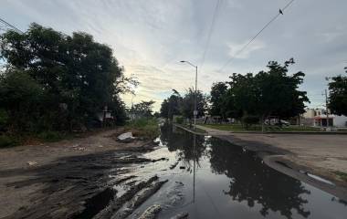 Las principales fugas de aguas negras se presenta en la calle Luis Nishizawa, afectando vialidades como Walamo, Santa Teresa, Priscila, Sor Juana Inés de la Cruz y Mónica.