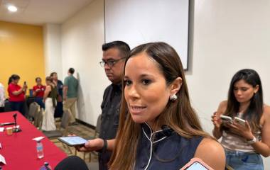 La Secretaria de Turismo de Sinaloa Mireya Sosa Osuna habla de la cancelación de la ExpoFeria Canaco