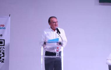 Durante su participación en el encuentro organizado por la Gran Alianza Ciudadana por Sinaloa, Guillermo Aarón Sánchez presentó el diagnóstico “Juntos reconstruyamos Sinaloa”.