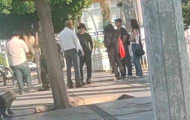 Un grupo de apenas siete ciudadanos acudió este sábado a la manifestación convocada contra la violencia e inseguridad en Los Mochis.