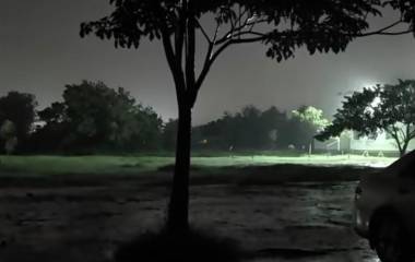 Lluvia con relámpagos y vientos se registra en Culiacán durante la madrugada.