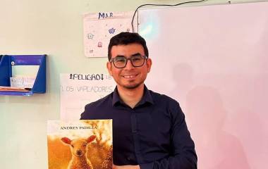 El joven escritor y mediador de lectura, Andrey Padilla, murió víctima de la violencia en Culiacán.