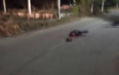 El cuerpo fue localizado en la entrada norte del municipio.