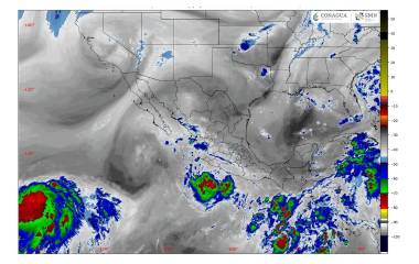 Condiciones del clima en México.