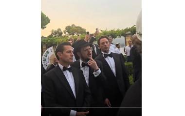 Enrique Peña Nieto y Omer Adam durante el evento.