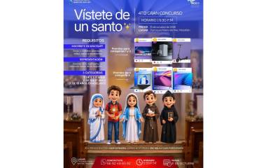 La parroquia del Fraccionamiento Playa Sur convoca a niños, jóvenes y adultos a participar este sábado en el concurso “Vístete de un Santo”.