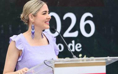La Alcaldesa de Mazatlán Estrella Palacios Domínguez afirma que todos los días se refuerza la seguridad en el Municipio.