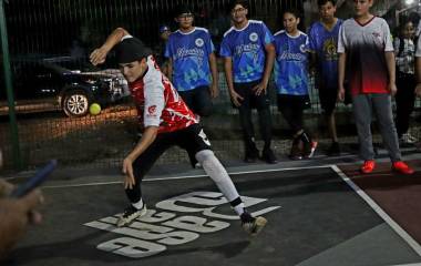Las dos canchas inauguradas tienen las medidas reglamentarias.