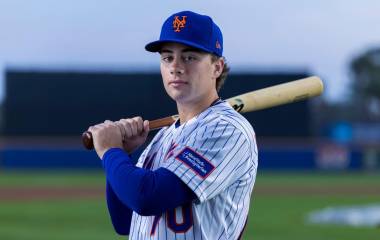 El veloz novato Nick Morabito tendrá su oportunidad en las Mayores con los Mets.