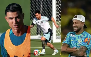 Cristiano, Messi y Neymar.