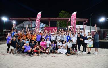 Se realiza el Torneo Amistoso Intramuros de Cachibol Playero Uruapan-Mazatlán.