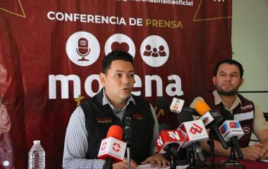 Édgar Barraza Castillo, dirigente de Morena en Sinaloa, habla del incidente en la Concha Acústica en donde estuvo la Diputada federal Merary Villegas.