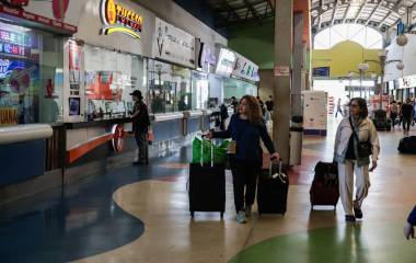 Durante la mañana del lunes en la Central Camionera de Culiacán aún seguían suspendidas salidas hacia Guadalajara.