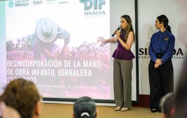 La estrategia del Sistema DIF Sinaloa refuerza conocimientos y capacidades del personal que atiende directamente a las familias jornaleras.