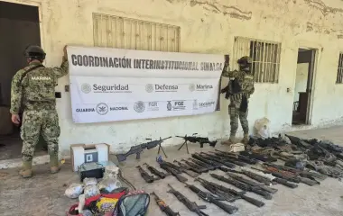 Gastélum Padilla explicó que esa información se comparte mediante eTrance, herramienta que permite dar seguimiento al historial disponible de las armas y establecer de dónde provienen.