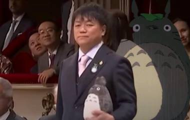 Kenichi Yoada y Totoro, reciben el premio Princesa de Asturias.