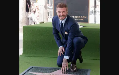 David Beckham queda inmortalizado en el Paseo de la Fama.