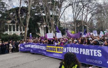Marcha del 8M en Madrid.