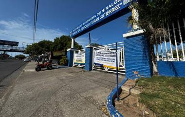 Protesta de la UAS en las unidades académicas de Mazatlán.