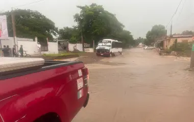 La lluvia de este lunes dejó varias calles inundadas, encharcamientos, arboles caídos y postes dañados.