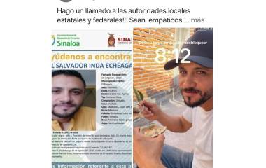 Saúl Salvador desapareció el 16 de agosto en Rosario.