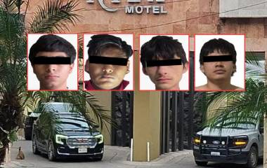 Operativo federal en un motel de Mazatlán dejó cuatro detenidos, armas, droga y vehículos asegurados.