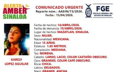 Karely López Aguilar desapareció el 14 de abril en la colonia Francisco I. Madero.