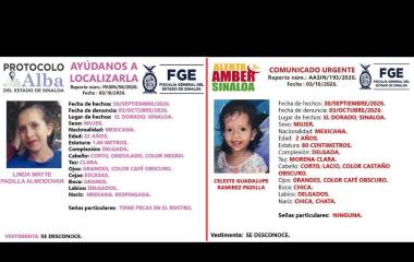 Autoridades estatales activaron los protocolos de búsqueda para localizar a madre e hijas desaparecidas en Eldorado.