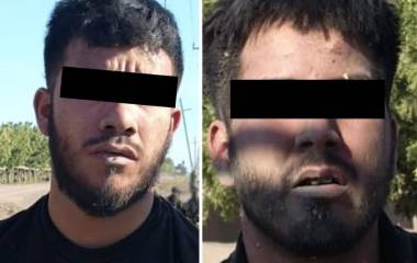 Dos hombres fueron detenidos tras una persecución armada con elementos del Ejército Mexicano en Navolato.