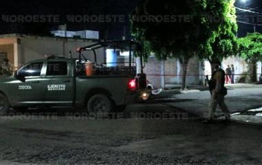 Elementos del Ejército resguardaron la zona tras el ataque armado en la colonia Antonio Nakayama.