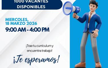 Al menos mil puestos estarán disponibles en la Feria del Empleo.