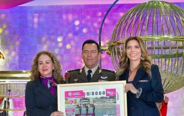 Honor y tradición resaltan el sorteo en territorio de Lotería Nacional que celebra el 50 Aniversario del Heroico Colegio Militar de Tlalpan