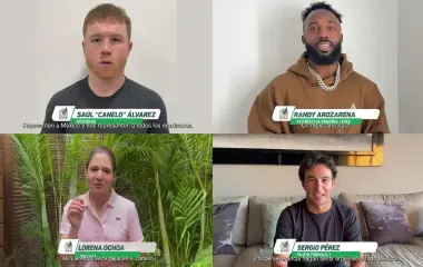 Canelo Álvarez, Randy Arozarena, Lorena Ochoa y Checo Pérez son algunas de las figuras que mandan mensajes de apoyo al Tri.
